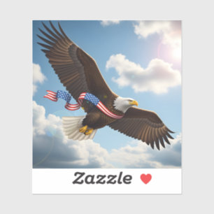 Freiheitsaufstieg - Quadratisches Vinyl Aufkleber