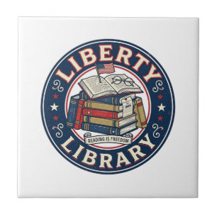 Freiheitsbibliothek Patriotische Patriotische Bibl Fliese