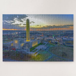 Freiheitsdenkmal bei Sunset, Kansas City, Missouri Puzzle