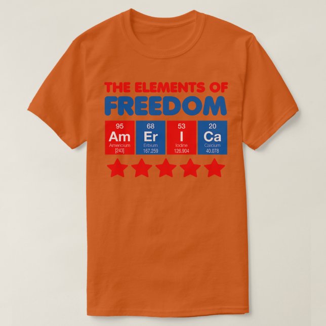 Freiheitselemente T-Shirt (Design vorne)