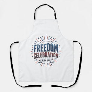 Freiheitsfeier 4. Juli Patriotisches Hemd-Design Schürze