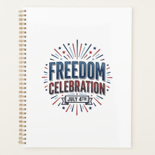 Freiheitsfeier 4. Juli Patriotisches Shirt-Design Planer