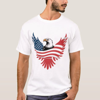 Freiheitsflügel – Amerikanischer Adler USA T-Shirt