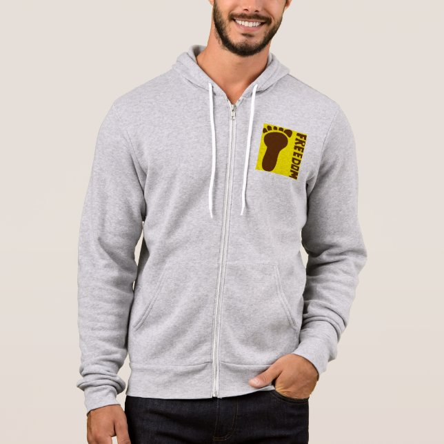 Freiheitsfuß Hoodie (Vorderseite)