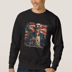 Freiheitsgeist in Rot, Weiß und Blau Sweatshirt