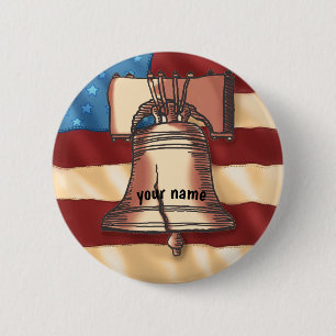 Freiheitsglocke Knopf Button