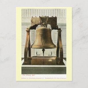 Freiheitsglocke, Philadelphia Vintage Postkarte