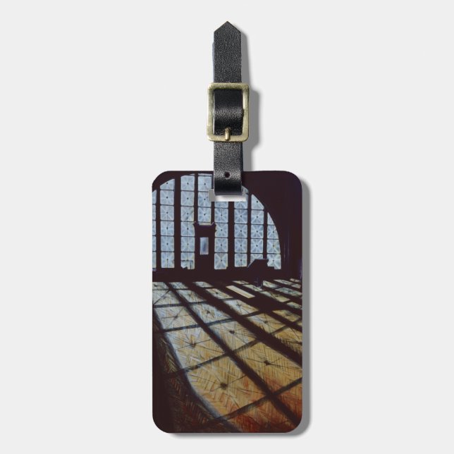 Freiheitshallen, Insel Ellis Gepäckanhänger (Vorderseite vertikal)