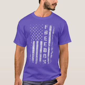 Freiheitshemden USA-Flagge für Frauen Männer T-Shirt