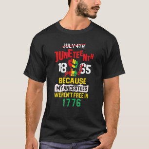 FreiheitsJuneteent der schwarzafrikanischen Vorfah T-Shirt