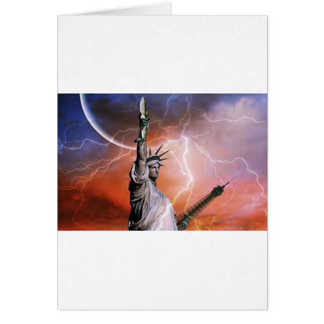 Freiheitslichtstatue. (Vorne)