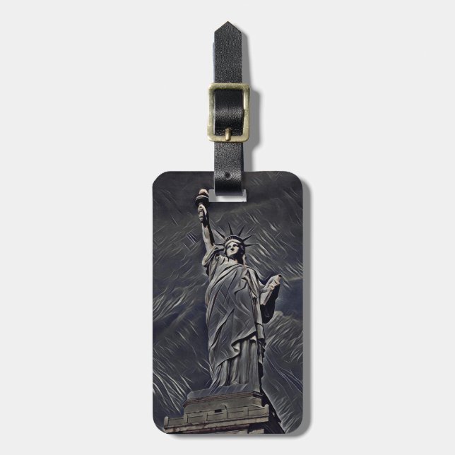 Freiheitsmalerei Gepäckanhänger (Vorderseite vertikal)