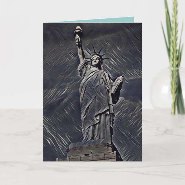 Freiheitsmalerei Karte (Vorderseite)