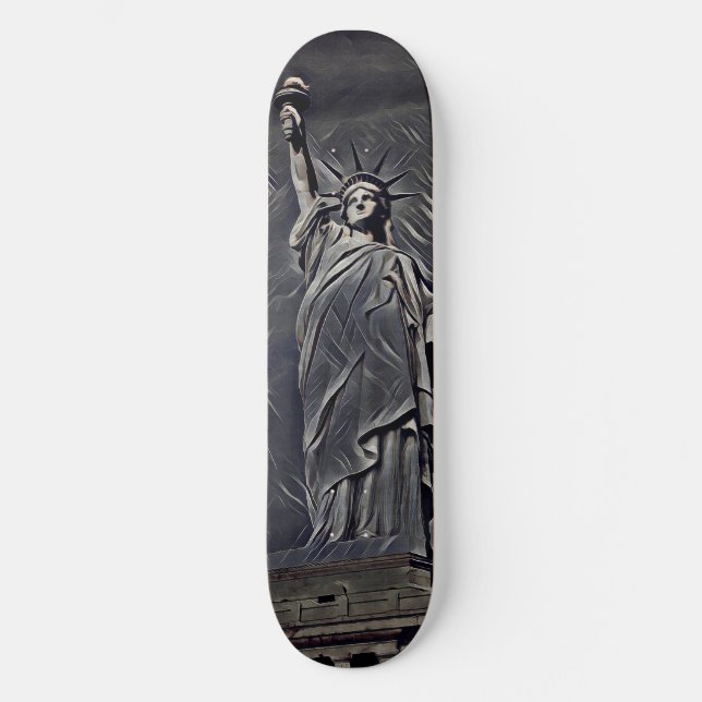 Freiheitsmalerei Skateboard (Vorderseite)