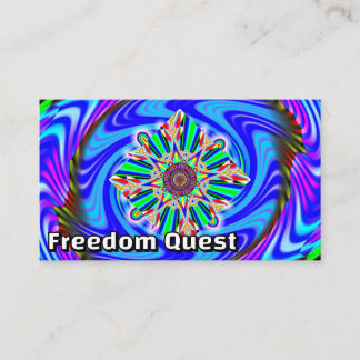 Freiheitsquest (Sie können die Wörter ändern) Visitenkarte