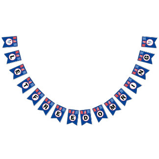 Freiheitsring-Banner gelassen Wimpelkette