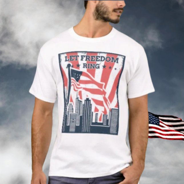 Freiheitsring gelassen T-Shirt (Von Creator hochgeladen)