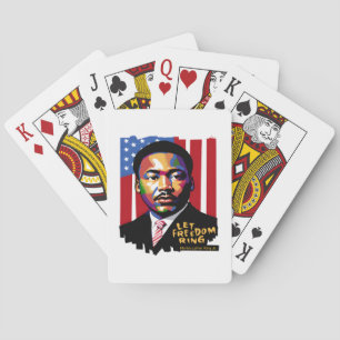 Freiheitsring, MLK-Zitat, Schwarze Geschichte gela Spielkarten