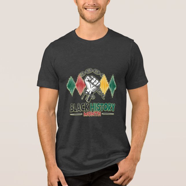 Freiheitsschuhe Tri-Blend Shirt (Vorderseite)