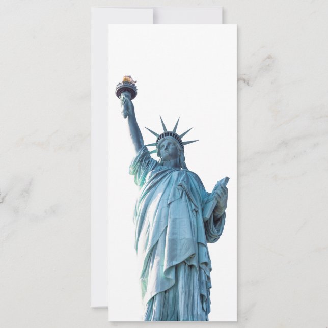 Freiheitsstatue Ankündigung (Vorderseite)