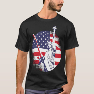 Freiheitsstatue AR 15 Pro Gun Zweiter Zusatzartike T-Shirt