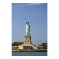 Freiheitsstatue auf der Insel der Freiheit in New 