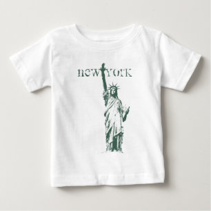 Freiheitsstatue Baby-New- YorkShirt-NYC Andenken Baby T-shirt