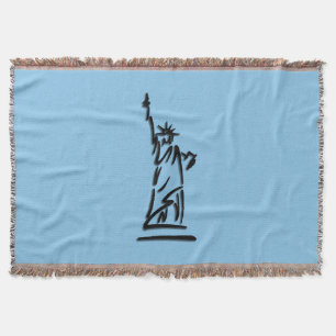Freiheitsstatue Blau Decke