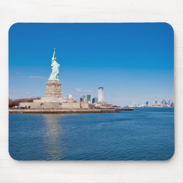 Freiheitsstatue, den Hudson und Manhattan Mousepad (Vorne)