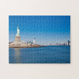 Freiheitsstatue, den Hudson und Manhattan Puzzle