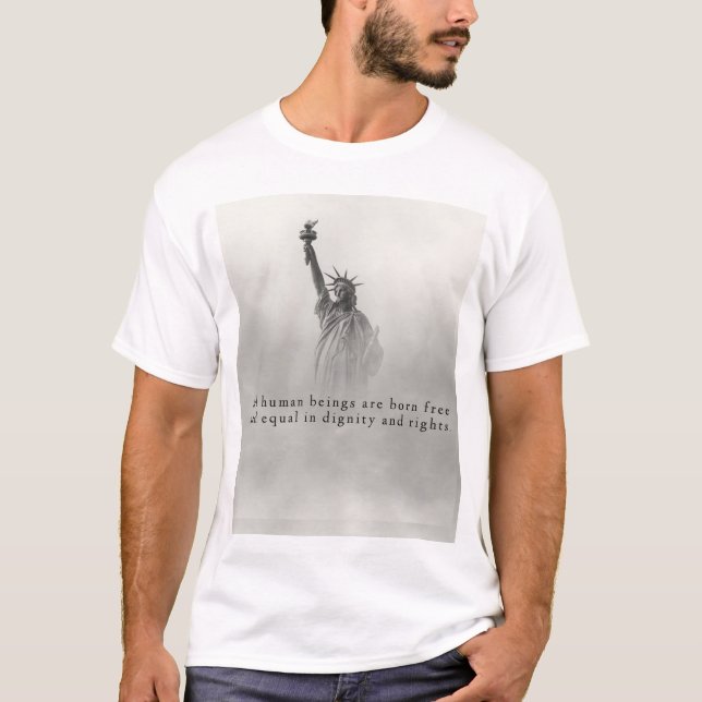 Freiheitsstatue der Freiheit T-Shirt (Vorderseite)