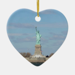 Freiheitsstatue der Insel Ellis Keramik Ornament