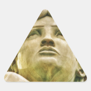 Freiheitsstatue Dreieckiger Aufkleber