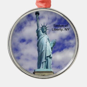 Freiheitsstatue, Ellis Island, New York Ornament Aus Metall