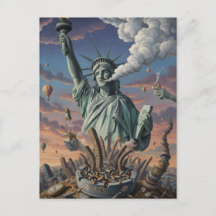Freiheitsstatue Fine Art Postkarte