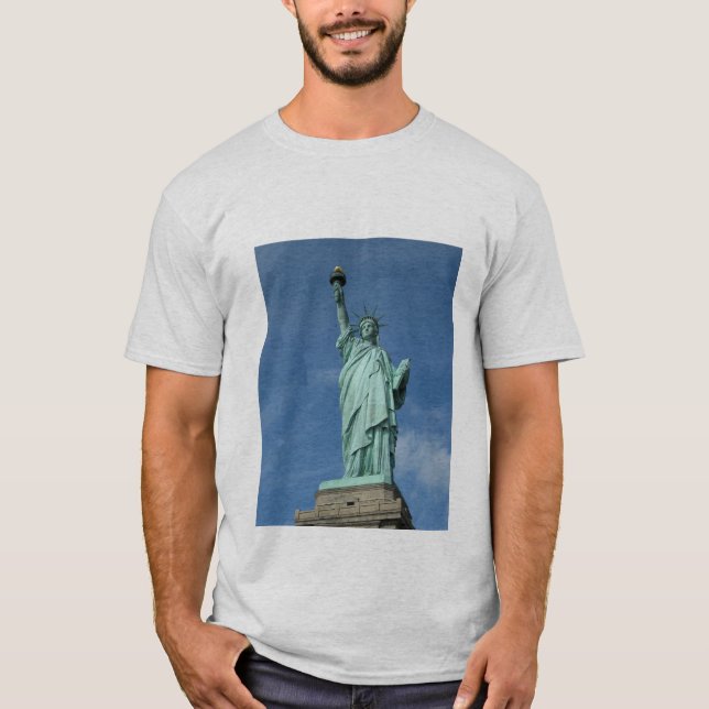 Freiheitsstatue Foto T-Shirt (Vorderseite)