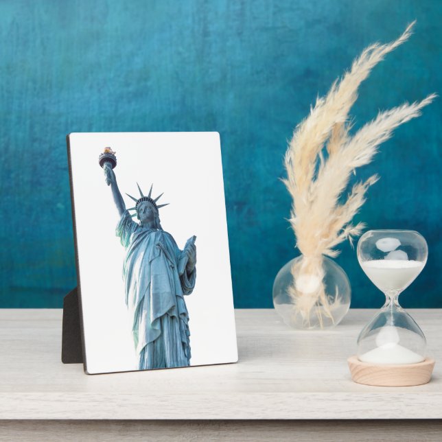 Freiheitsstatue Fotoplatte (Seite)