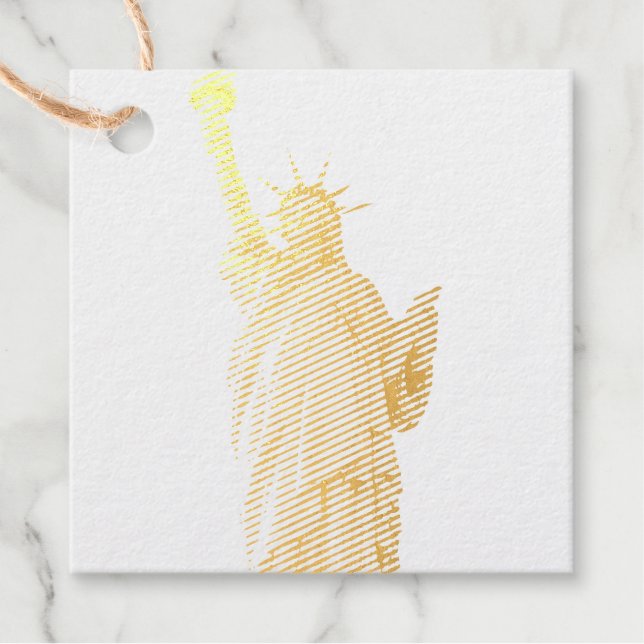 Freiheitsstatue Geschenkanhänger (Vorderseite)