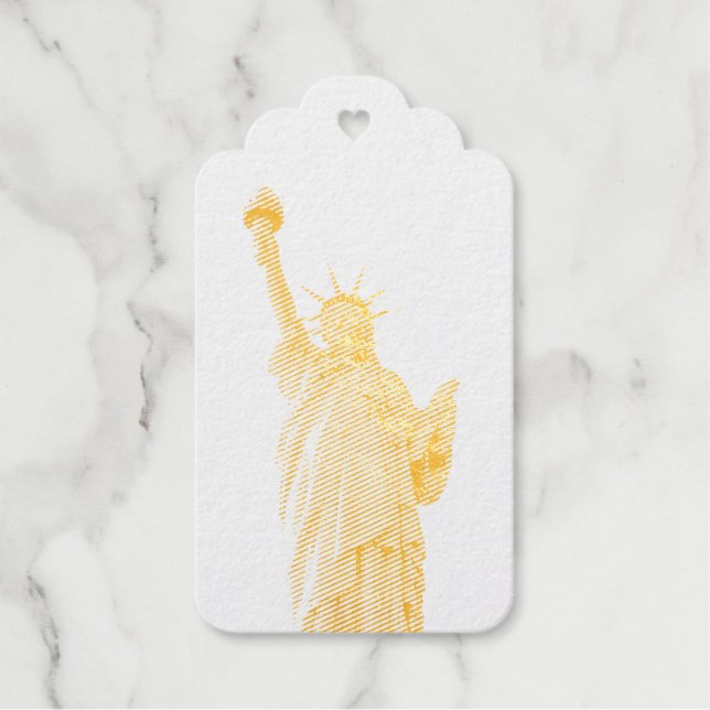 Freiheitsstatue Geschenkanhänger (Vorderseite)