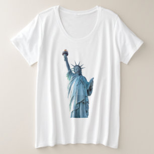 Freiheitsstatue Große Größe T-Shirt