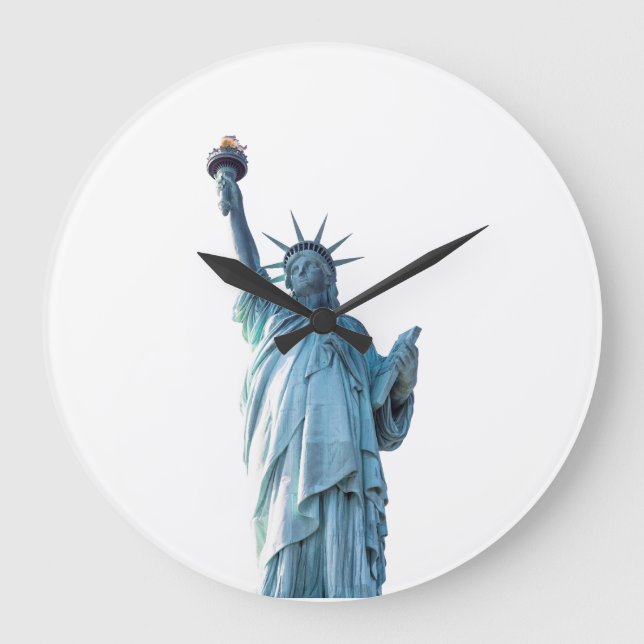 Freiheitsstatue Große Wanduhr (Vorderseite)