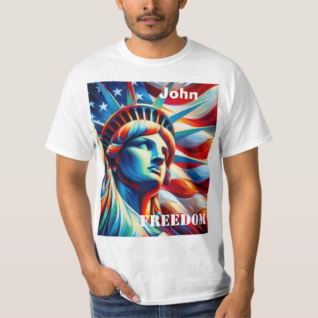 Freiheitsstatue Herren T-Shirt (Vorderseite)