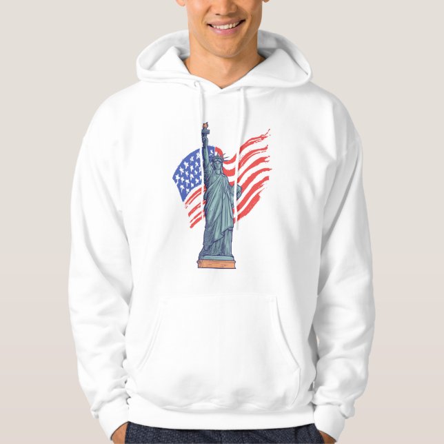 Freiheitsstatue Hoodie (Vorderseite)