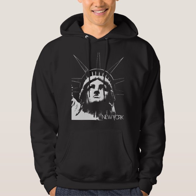 Freiheitsstatue Hoodie Cool NY Shirt Souvenir (Vorderseite)
