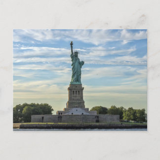 Freiheitsstatue, Hudson River, New York Feiertagspostkarte