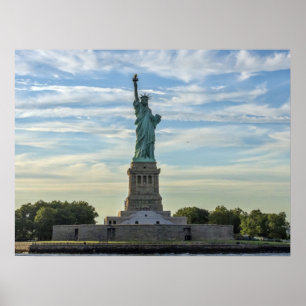 Freiheitsstatue, Hudson River, New York Poster