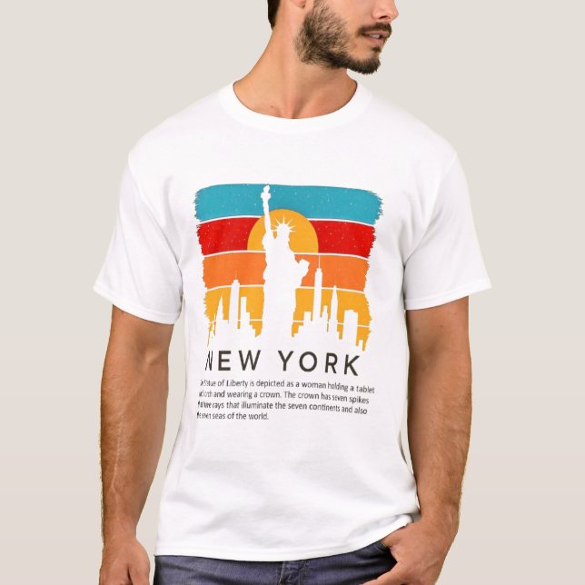 Freiheitsstatue - Icon of Freedom T-Shirt (Vorderseite)