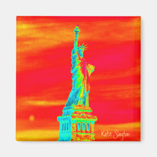Freiheitsstatue im Hafen von New York Magnet
