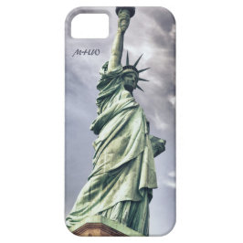 Freiheitsstatue in Monogramm-Fällen Case-Mate iPhone Hülle