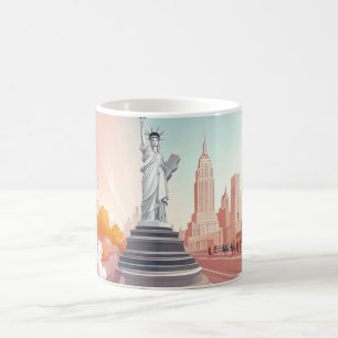 Freiheitsstatue in New York City. Kaffeetasse